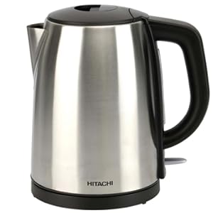 Hitachi 1.7L Electric Kettle Silver HEKE60
