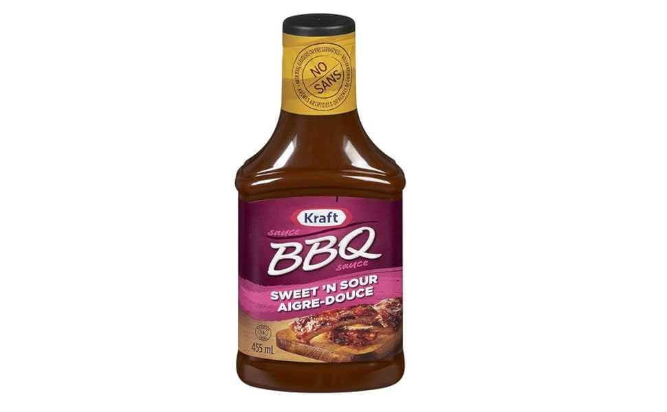 Kraft Sweet and Sour BBQ Sauce, 455ml Amazon.ca Grocery & Gourmet Food