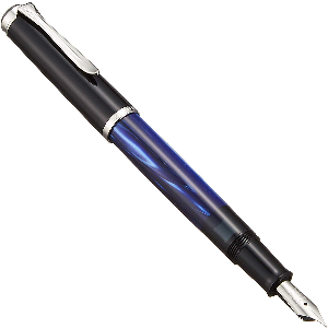 Pelikan ペリカン 万年筆 F字 M205 マーブルブルー　箱付き Amazon | PELIKAN ペリカン 万年筆 クラシック M205 マーブル