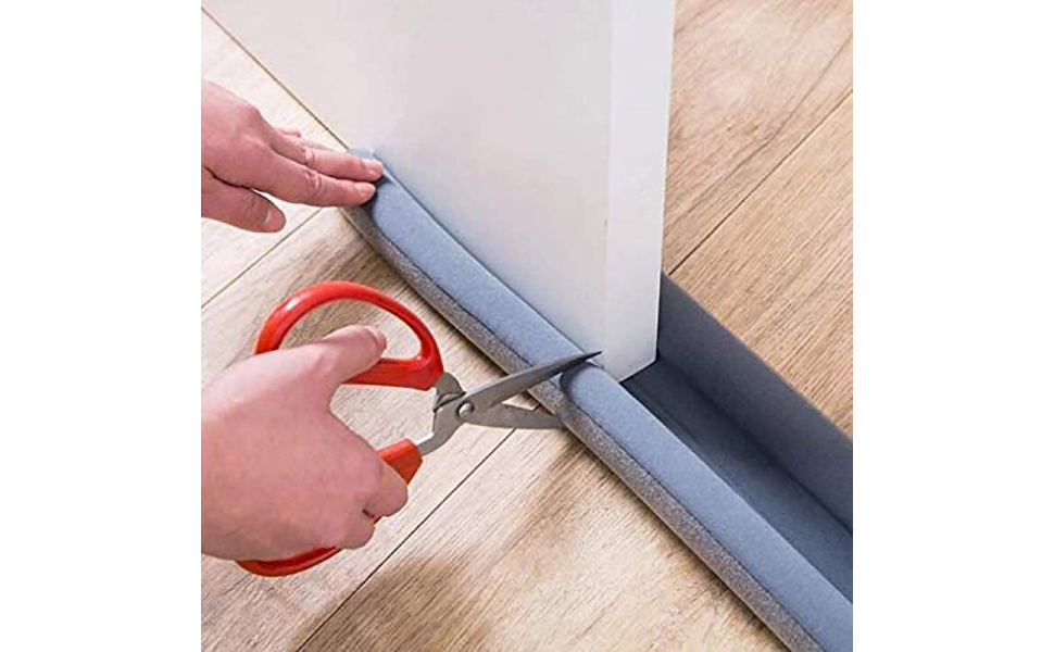 InHouse Door Draft Stopper, 30'' to 38'' Under Door Draft Blocker