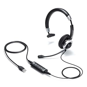 Amazon.co.jp: サンワサプライ ノイズキャンセリングマイク付き