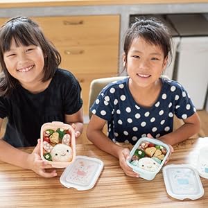 Amazon｜ヘッズ 日本製 シュシュアミイ ランチ ボックス ピンク