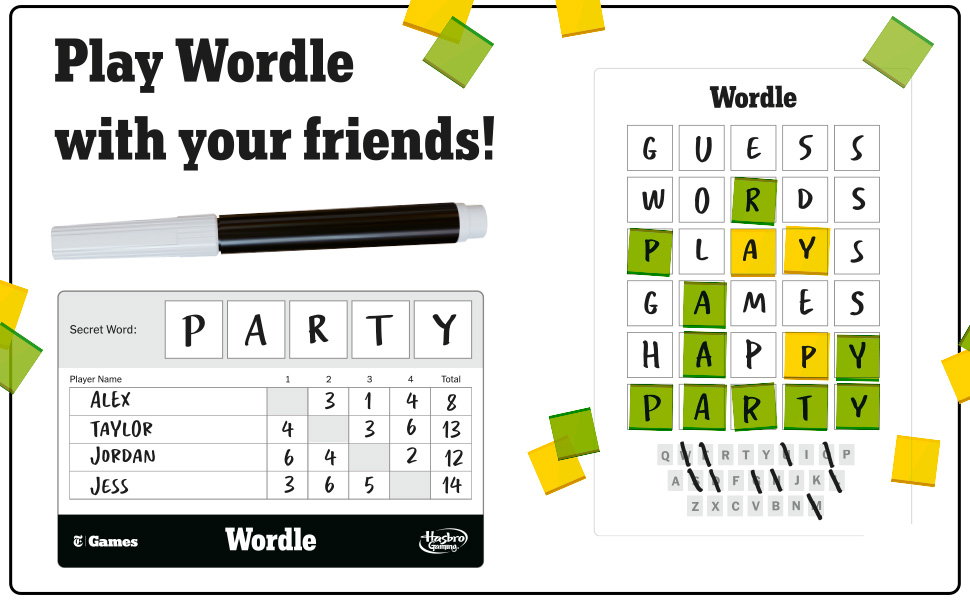 Wordle The Party Game for 24 Players, Inspired by New York Times