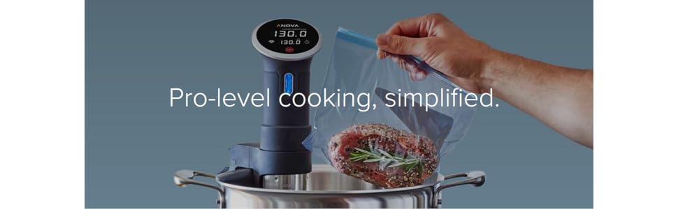 Anova Culinary Sous Vide Precision Cooker,Remote Adjustment
