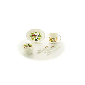 3112SNOOPY食器セット Amazon | リッチェル Richell スヌーピー ベビー食器セット SY-1