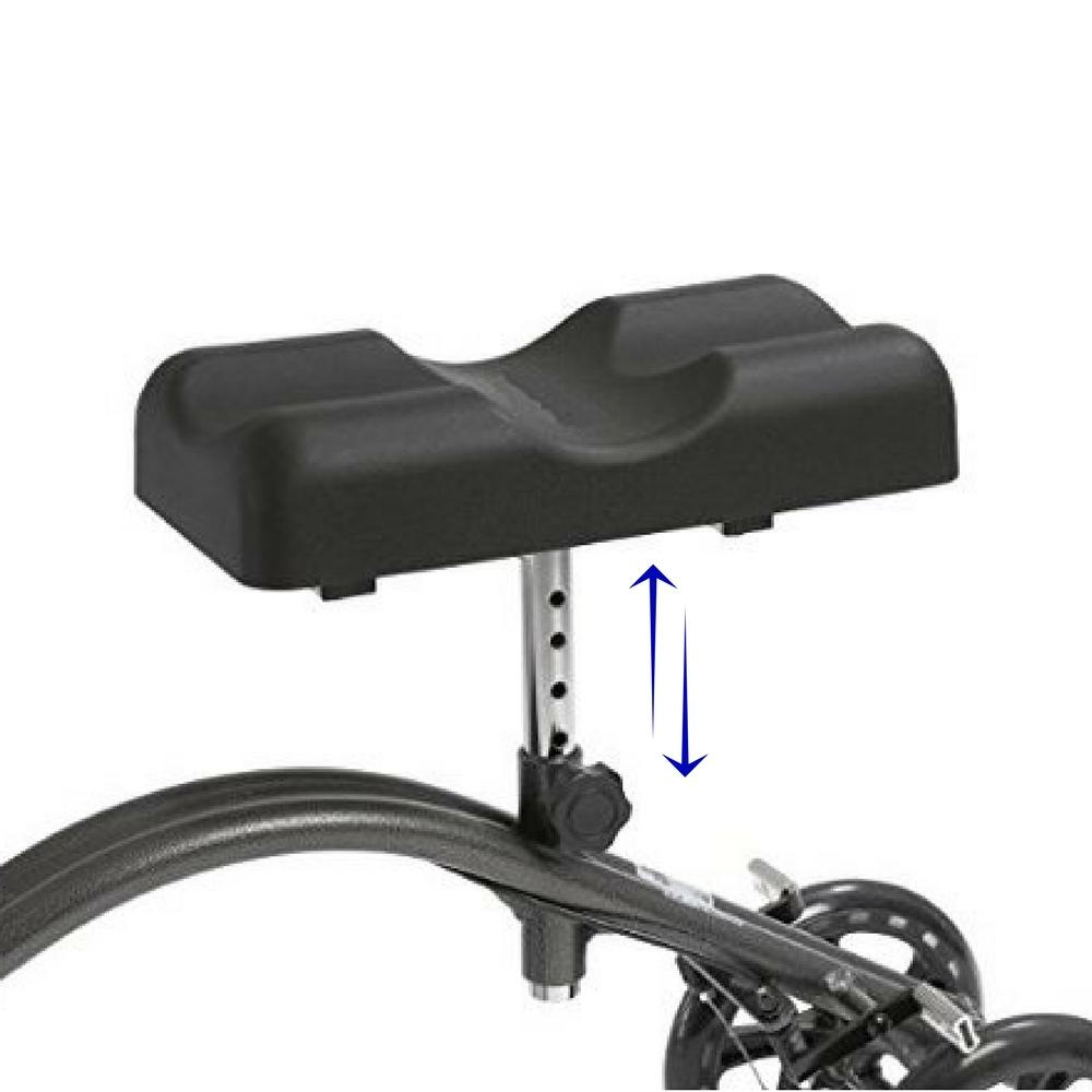 Knee Scooter Steerable W/Handle Brake,Basket,Crutch