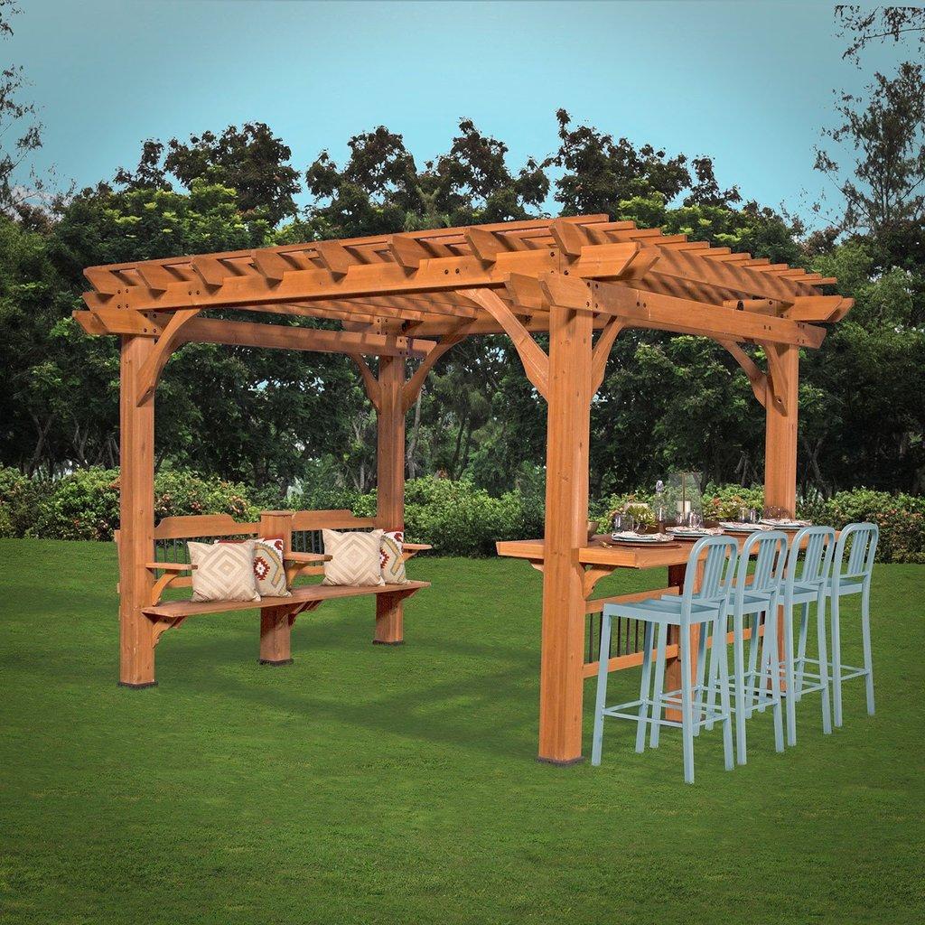 Amazon.com : Backyard Discovery 1606517 Oasis Pergola, 12' by 10