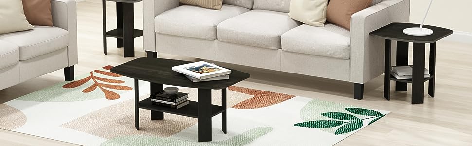 【色: コロンビアウォルナット/ブラック】フリノ(Furinno) シンプルデザ Amazon.co.jp: フリノ(Furinno) シンプルデザインコーヒー