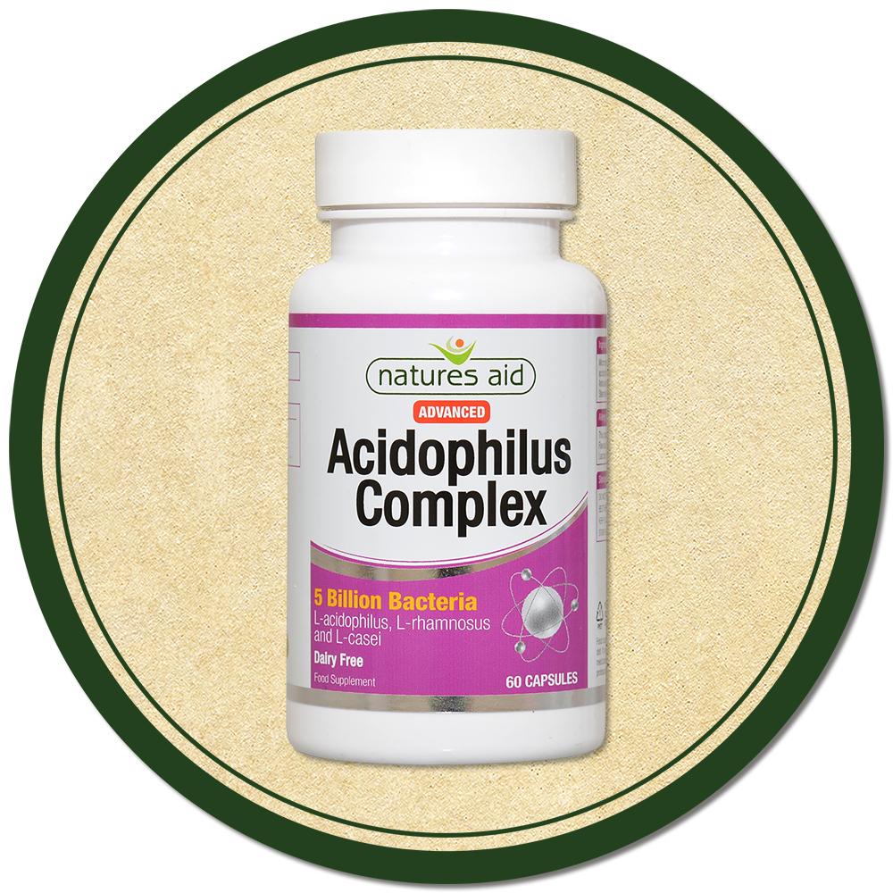 Natures Aid Acidophilus Complex, 5 Billion Bacteria, 90 Capsules