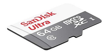 SanDisk 64 GB Class 10 MicroSDHC Ultra Android Memory Card