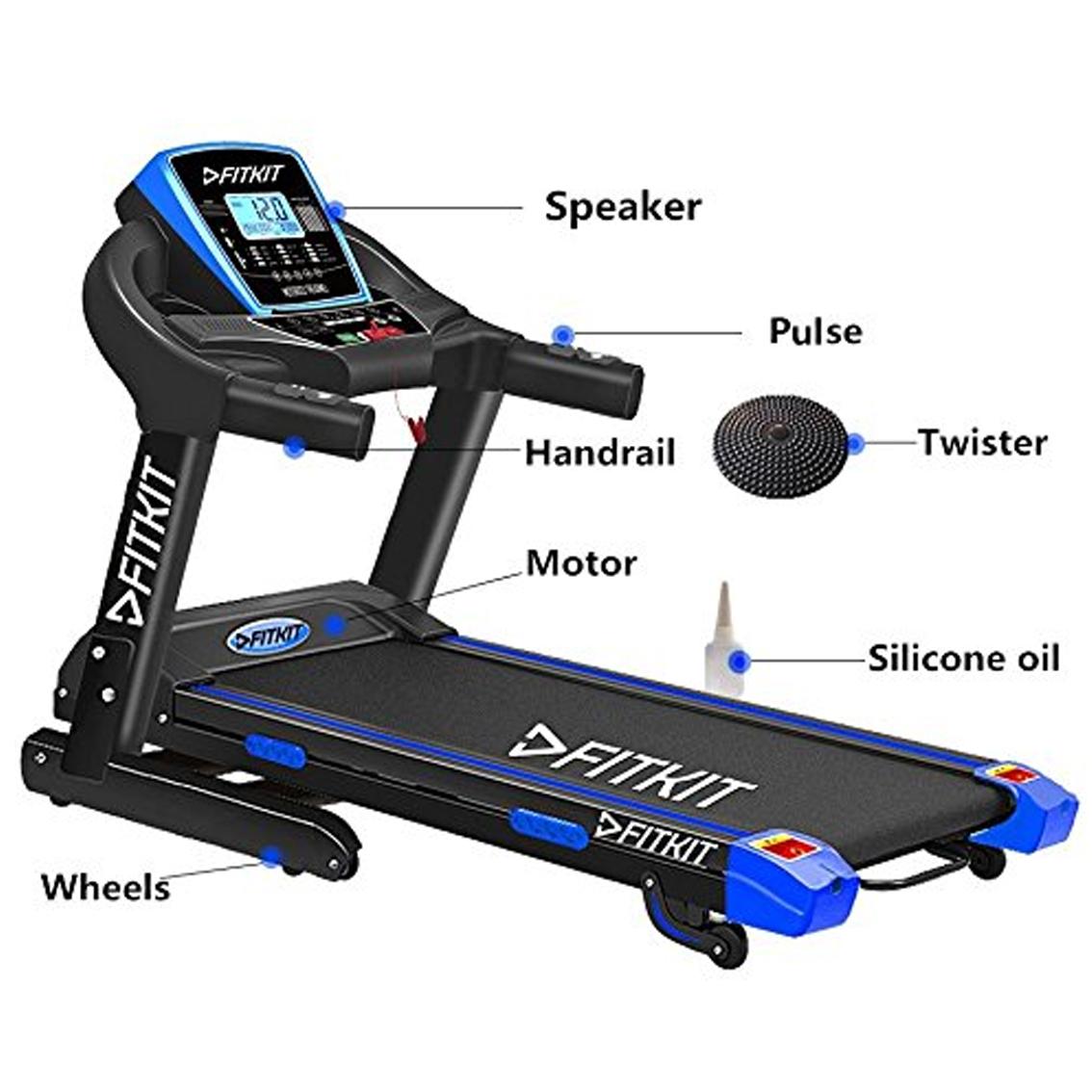 Buy Fitkit FT060 5in1 Motorized Multi Functional Treadmill Online at