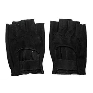 Amazon | [レザックス] JOYFIT シープスエードグローブ 半指羊革