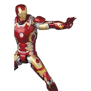 MAFEX マフェックス MAFEX IRON MAN MARK43 『アベンジャーズ/エイジ・オブ・ウルトロン』 ノンスケール ABS&amp;ATBC-PVC製 塗装済み アクションフ w17b8b5 MAFEX No.013 Avengers (Age of Ultron) IRON MAN MARK43