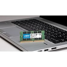 Crucial 16GB Single DDR4 2400 MT/s (PC4-19200) DR x8 SODIMM 260-Pin Memory