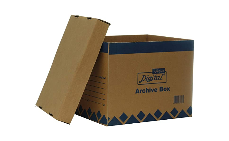 Digital archive box with lid, 37x30x32 cm. Buy Online at Best Price in Egypt Souq is now
