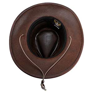 Amazon.co.jp: [ヘンシェル] ハット カウボーイハット 本革