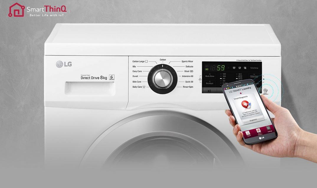 LG 6 kg Front Load Fully Automatic Washing Machine FH0B8NDL2