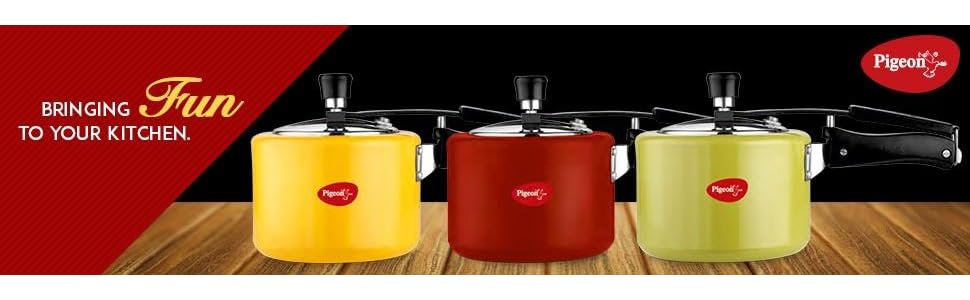 Pigeon Chroma 5L Pressure Cooker – Induction & Gas Compatible