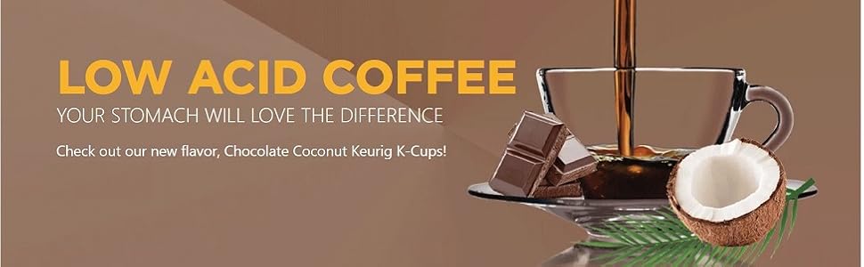 HealthWise Low Acid Coffee for Keurig K-Cup Brewers