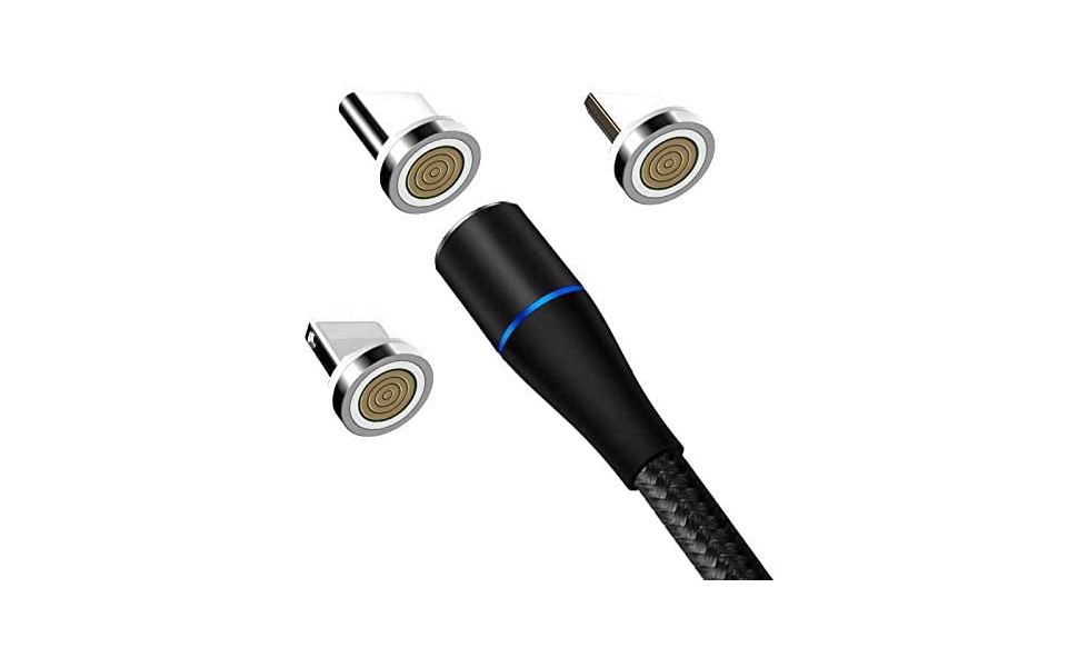 3 in 1 Fast Charging USB Data Cable 3 Amp Black Buy Online