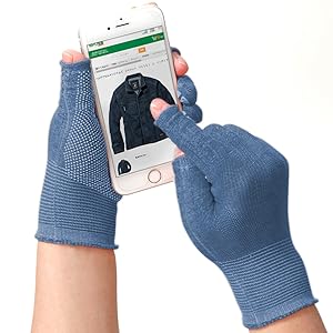 Amazon | ミドリ安全 スマホ対応 指先を出せる 作業手袋