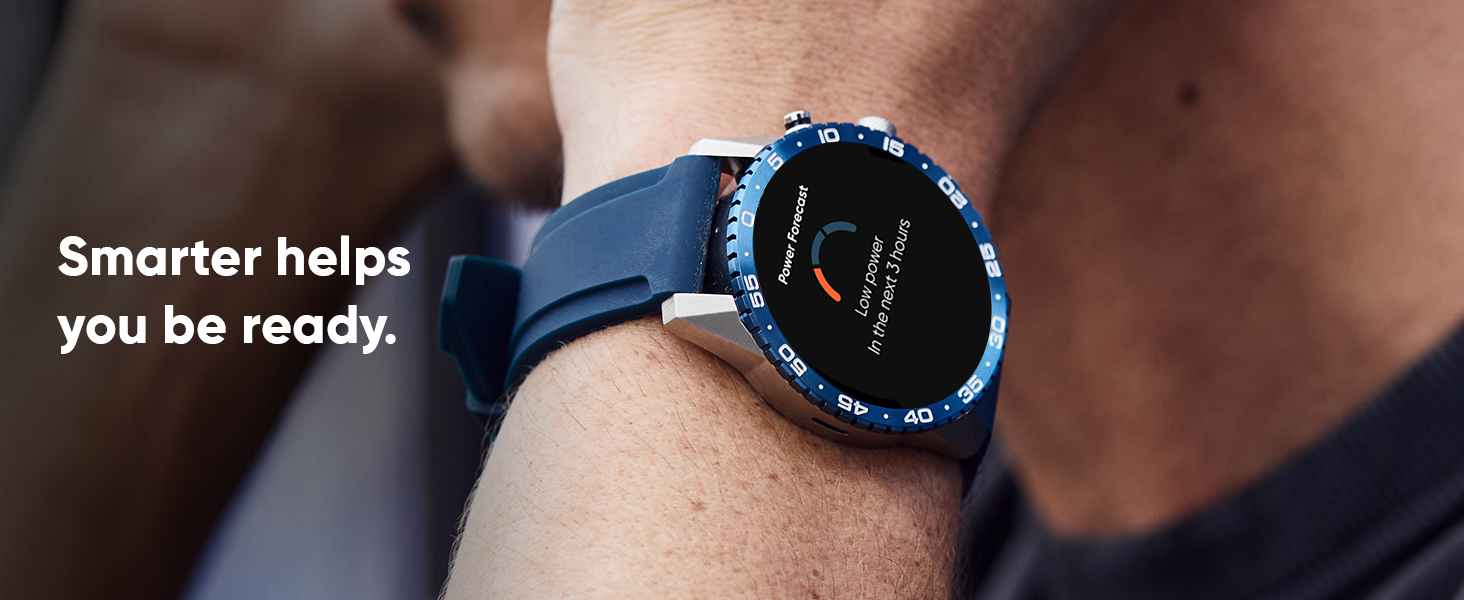 Citizen CZ Smart 44MM Silver Stainless Steel Sport Smartwatch with YouQ