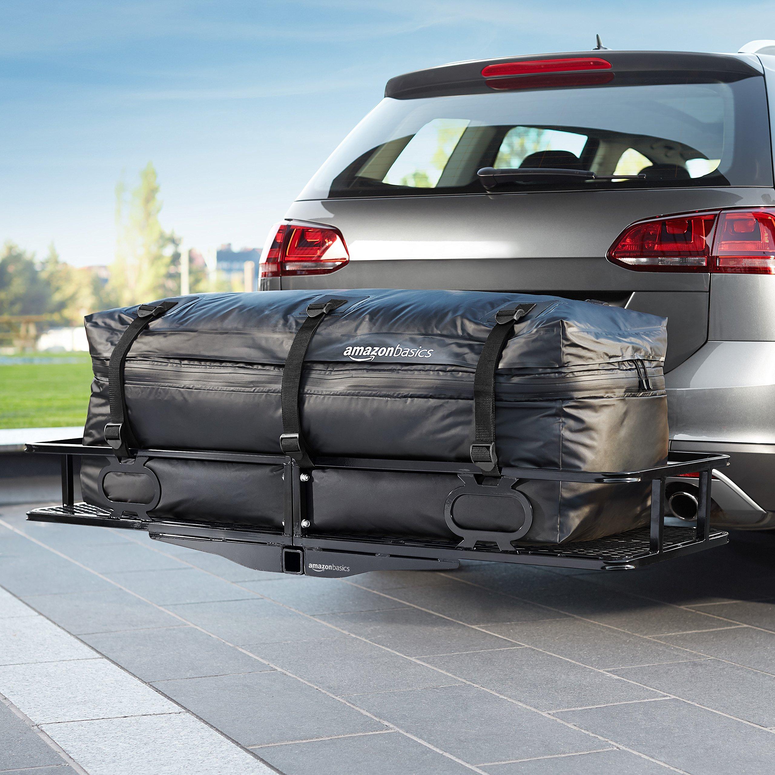 AmazonBasics Hitch Cargo Carrier for 2 Inch Receivers, Cargo Baskets