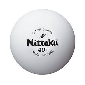 Nittaku - Nittaku卓球用ボール10ダース Amazon | ニッタク(Nittaku) 卓球 ボール 練習用 Cトップトレ球