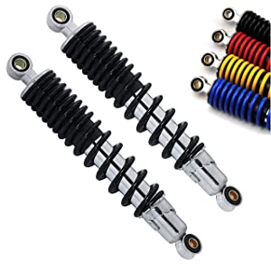 自動車 サスペンション・フォーク用パーツ 黒 Amazon.co.jp: 14/16インチ ダブルショルダースプリングショック