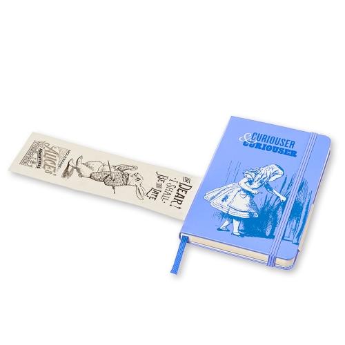 Moleskine Alice in Wonderland Limited Edition Blue Hard Plain Pocket