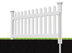 36in High No Dig Newport Vinyl Permanent Picket Yard Fence Unassembled Amazon Ca Patio Lawn Garden 36in High No Dig Newport Vinyl Permanent Picket Yard Fence Unassembled Amazon Ca Patio Lawn Garden
