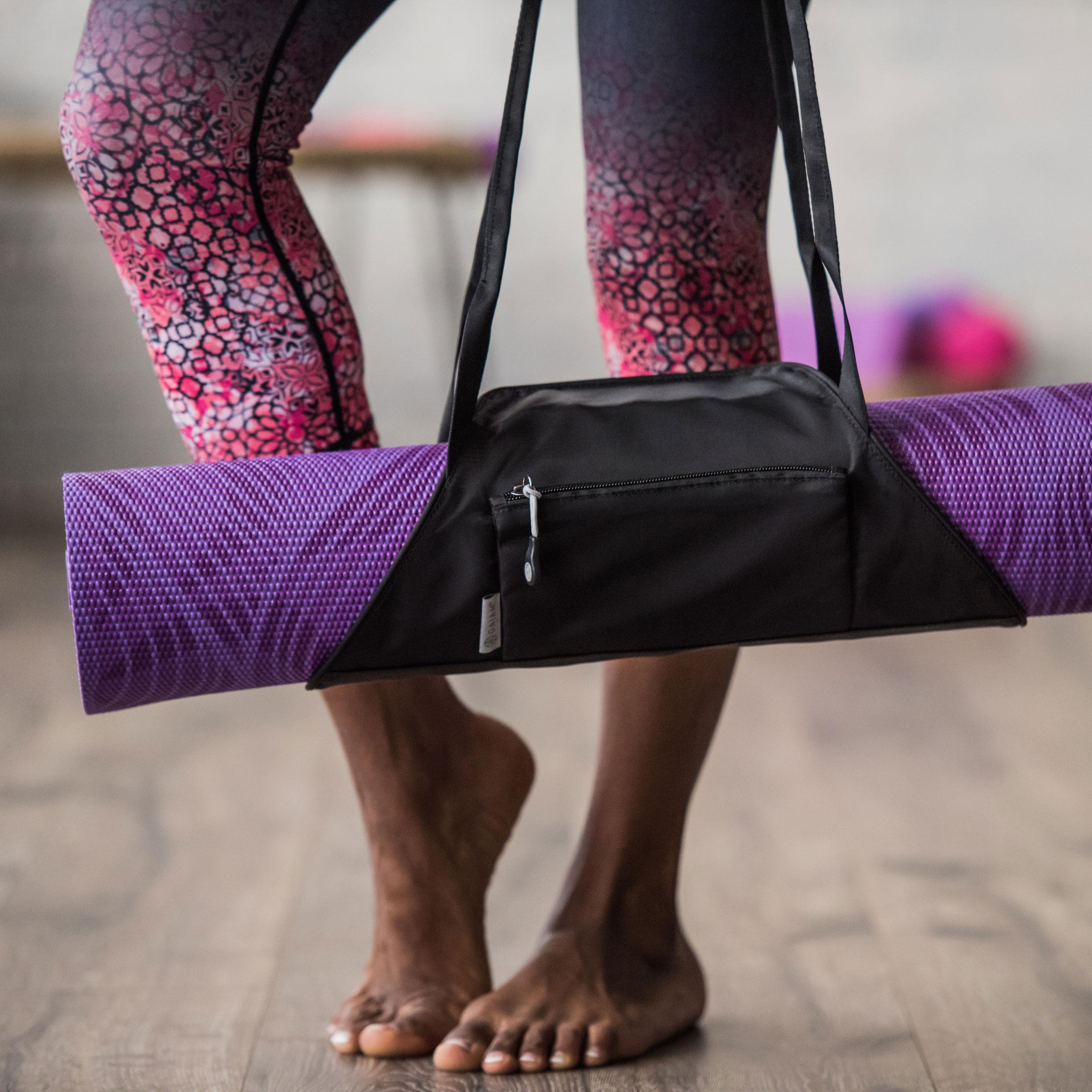 Gaiam OnTheGo Yoga Mat Carrier, Granite Storm, Mat Bags Amazon Canada