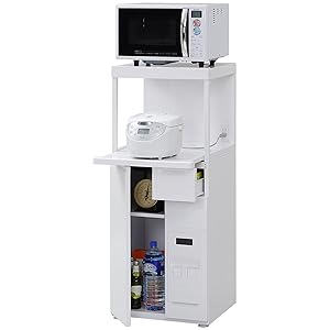 エムケー レンジ台 計量米びつ付(容量12kg) 日本製 51SNUdAH+PL._UF894,1000_QL80_.jpg