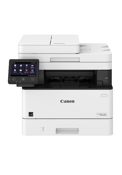 mf445, laser printer, compact laser, canon laser, office printer, bw printer, all in one printer