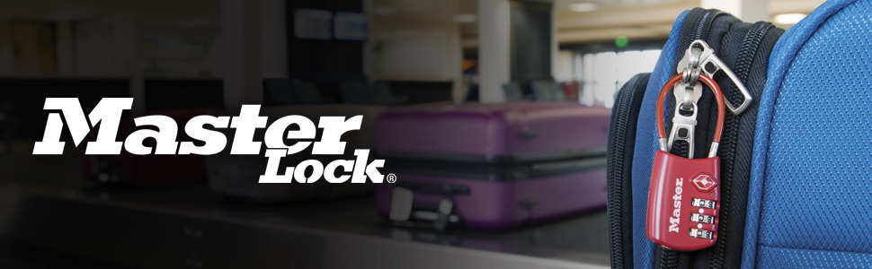 luggage lock, Master Lock, tsa approved luggage locks, tsa lock, candados para maletas de viaje