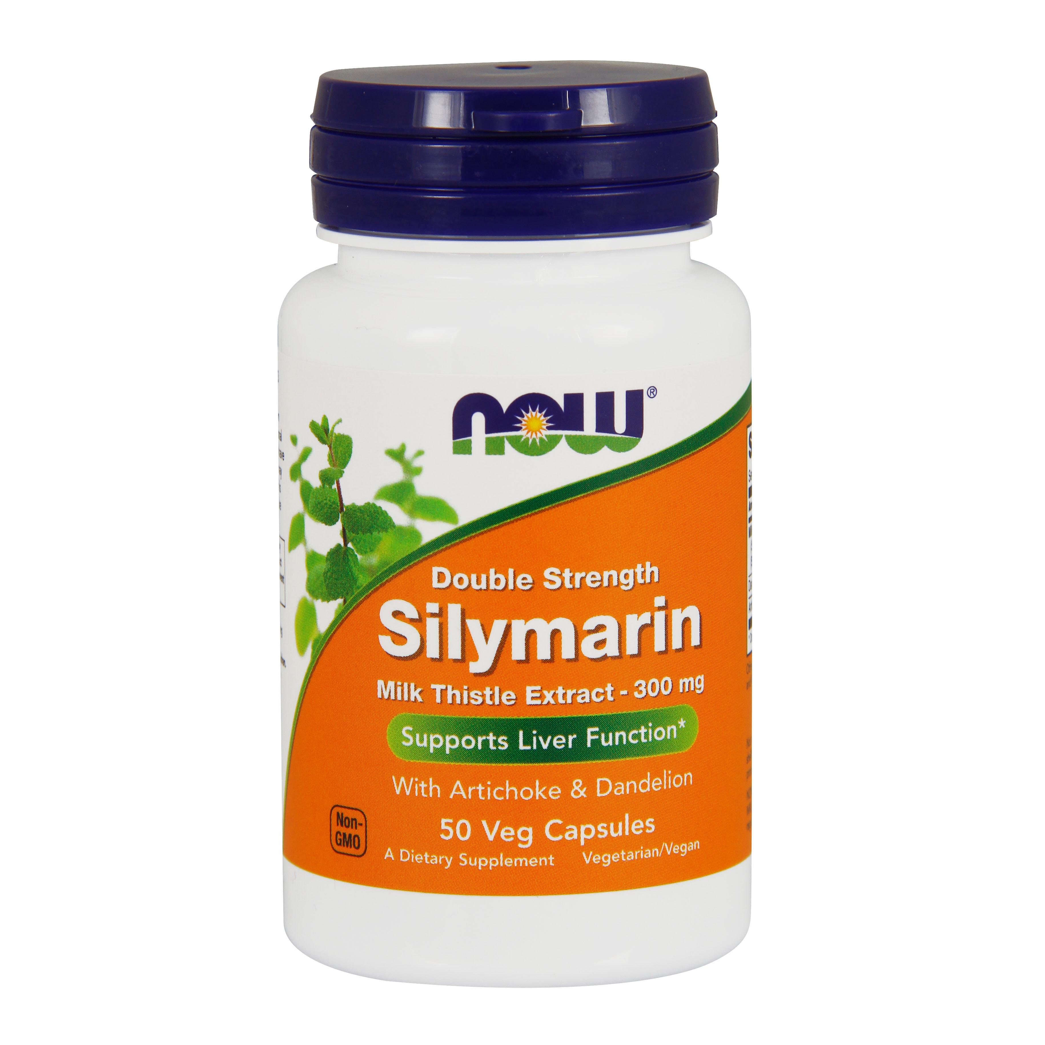 NOW Silymarin 2X 300 mg,200 Veg Capsules Health