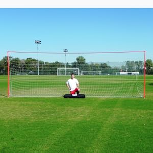 Amazon Com Soccer Innovation J Goal Portable Regulation Soccer Training Goal With Net Sports Outdoors