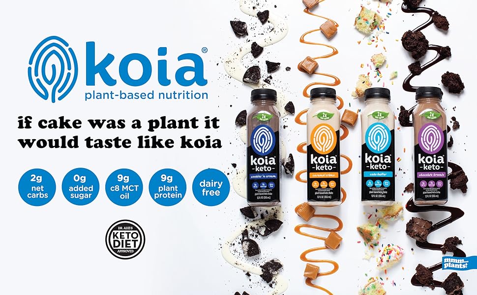 Koia Keto Variety 12Pack Ready To Drink Keto Plant