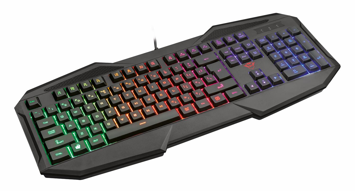 Trust Gaming GXT 830RW Avonn Gaming Keyboard LED Illuminated, UK