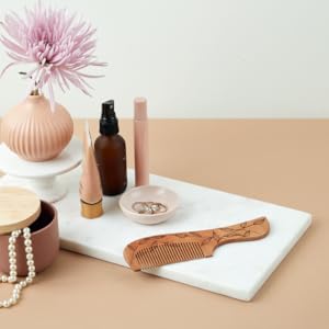 Botanical Wooden Comb - Burning Peach Wood