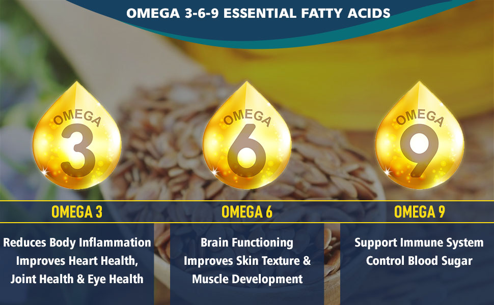 Naturyz Cold Pressed Flaxseed Oil (Omega 369) 1000 mg 60 Softgel