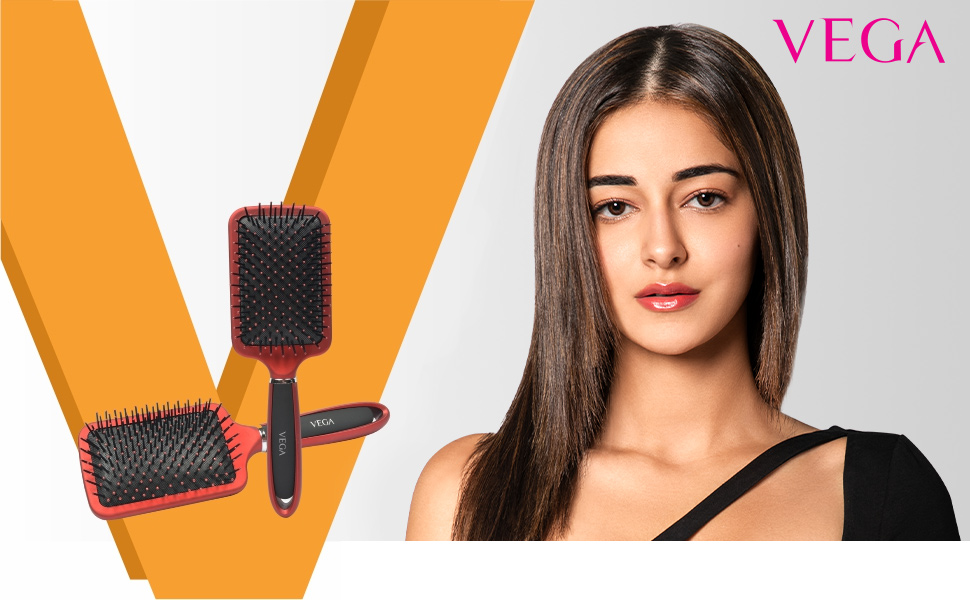 Buy Vega Paddle Hair Brush (India's No.1* Hair Brush Brand) For Men