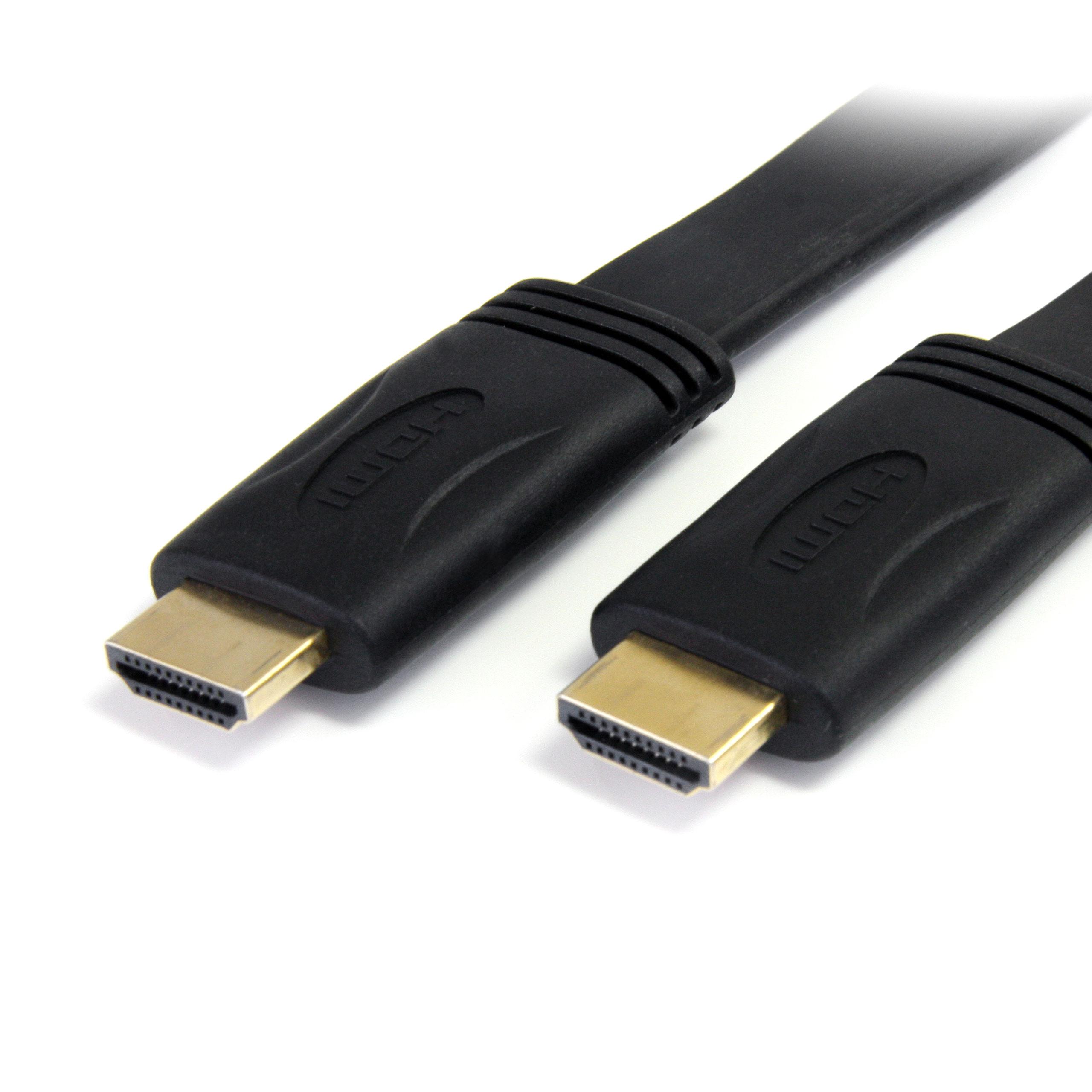 25 ft Flat High Speed HDMI Cable with Ultra HD