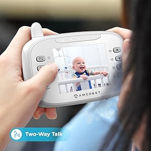 Amazon.com : Amcrest Video Baby Monitor (AC-1) with Pan