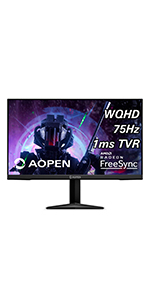 AOPEN 27ML1U 27インチモニター Amazon.com: AOPEN by Acer 27ML1U bmiipx 27-inch IPS WQHD
