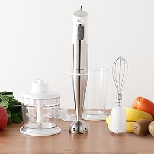 Amazon | アイリスオーヤマ ハンドブレンダー 1台4役 つぶす