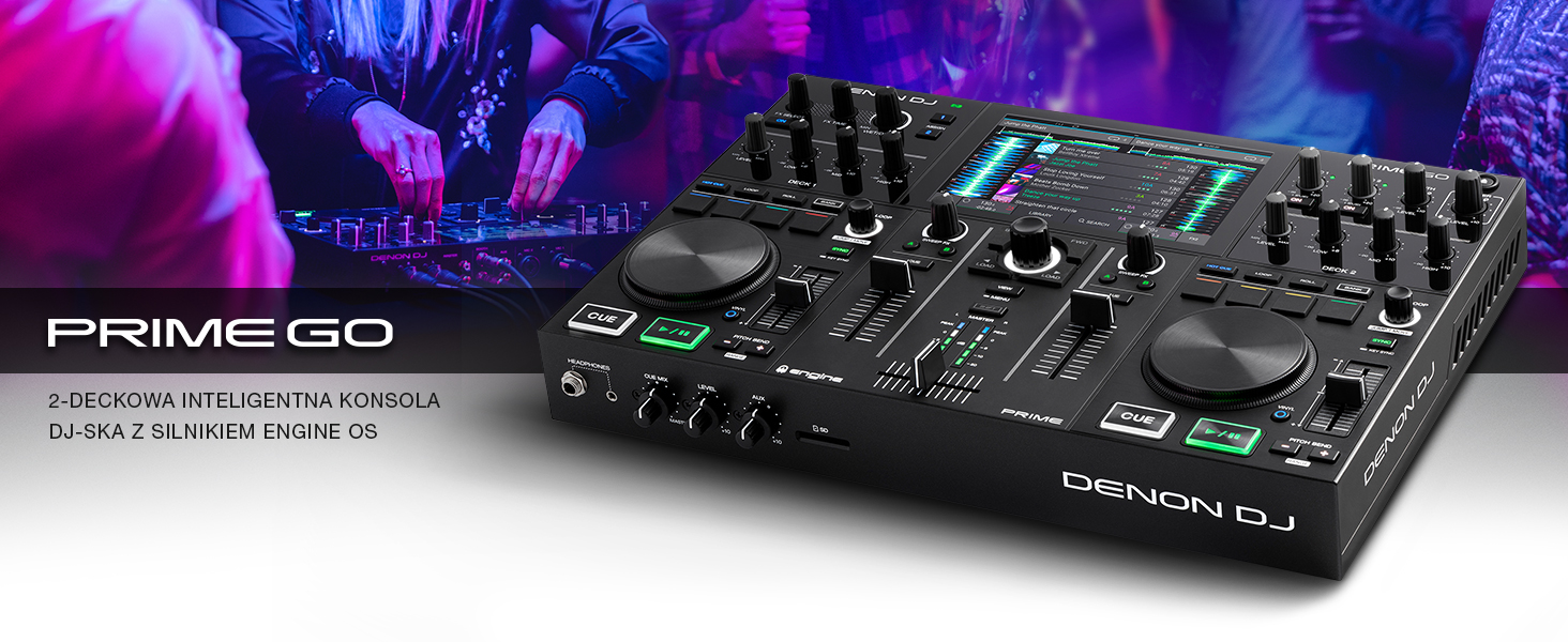 Denon DJ Prime Go, Przenośny Zestaw, Inteligentna Konsola