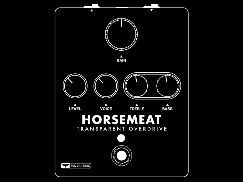 Amazon.com: PRS Guitars Horsemeat Overdrive Pedal, Black