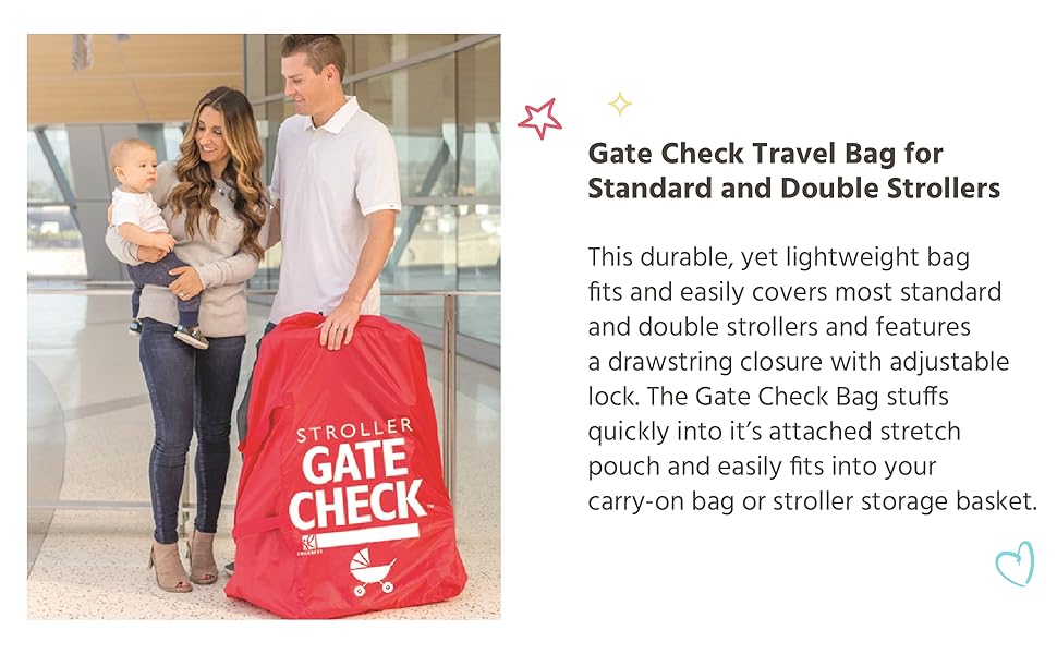J.L. Childress Gate Check Bag for Standard & Double