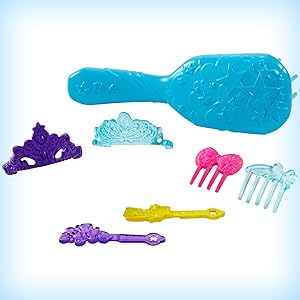 Poupée Princesse Cheveux Longs Fantastiques bicolores - Barbie Dreamtopia 13 Barbie Dreamtopia poupée Princesse Cheveux Longs Fantastiques bicolores avec brosse